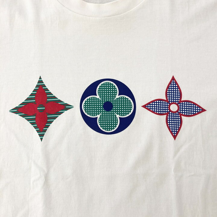 ルイヴィトン 20AW マルチカラー モノグラム プリント Tシャツ 半袖 M 