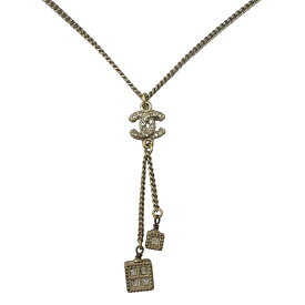 【中古】｜CHANEL シャネル キューブ ネックレス ココマーク A11A ゴールド カラー メンズ レディース アクセサリー