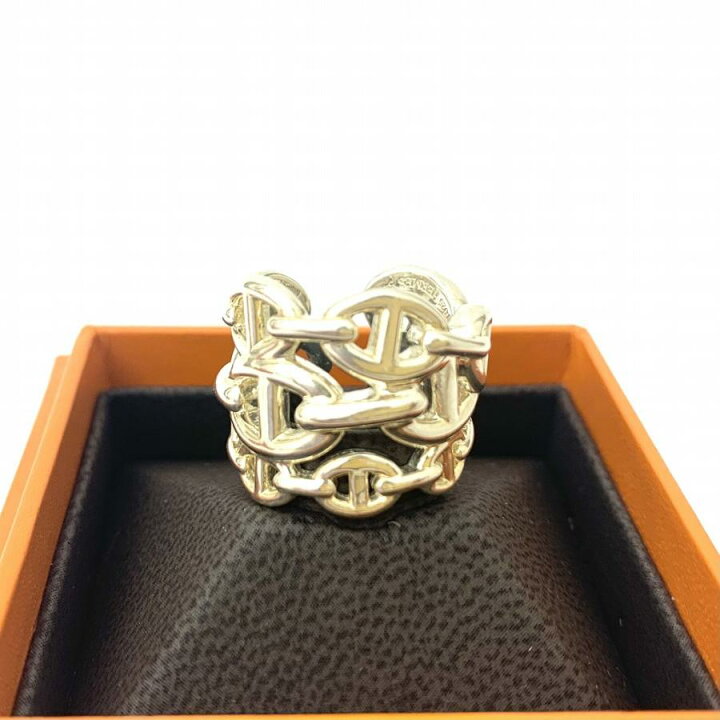 楽天市場】【中古】｜HERMES エルメス アンシェネGM リング SV925 約 