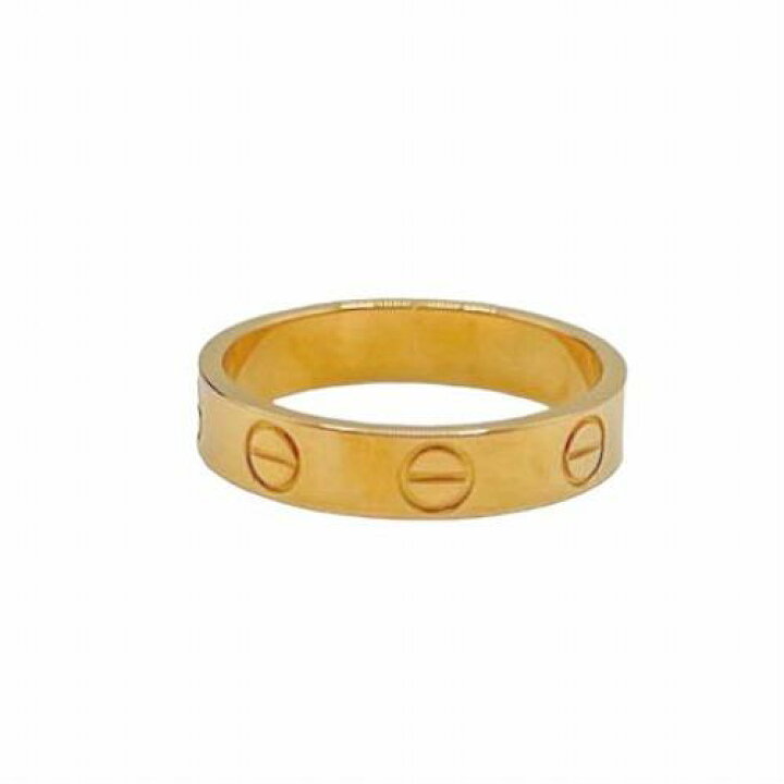 楽天市場】【中古】｜Cartier カルティエ ミニラブリング K18YG ＃48  