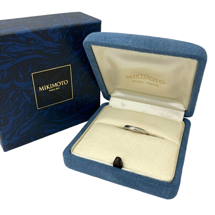 楽天市場】【中古】｜MIKIMOTO ミキモト Pt950 D0.02ct ダイヤモンド 