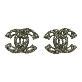 【中古】｜CHANEL シャネル C21/P ココマークピアス レディース アクセサリー シルバー系 パール
