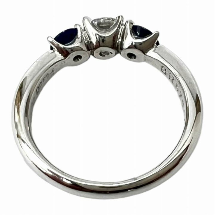 楽天市場】【中古】｜pt900 D0.412ct サファイア 0.57ct リング 8.5号 