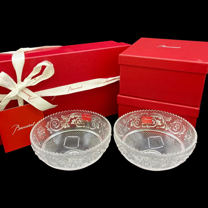 楽天市場】【未使用】｜Baccarat バカラ アラベスク スモールボウル 2  