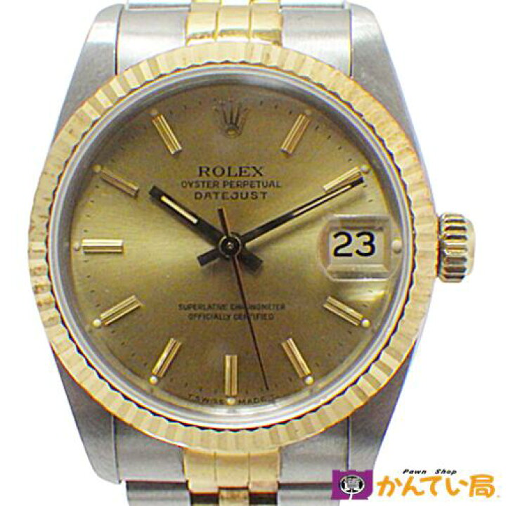 楽天市場】【難あり】ROLEX ロレックス 68273 デイトジャスト コンビ 