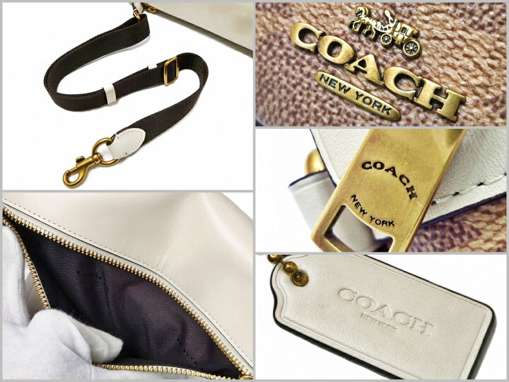 楽天市場】【美品】COACH コーチ 39937 ウエストポーチ ボディ 