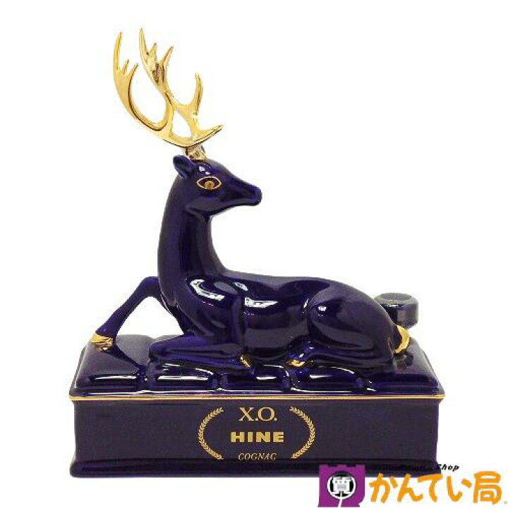 楽天市場】【未開栓】HINE ハイン XO 鹿 青陶器 ボトル 700ml 40％ 約 