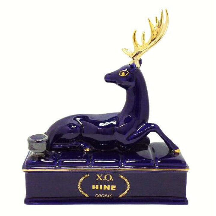 楽天市場】【未開栓】HINE ハイン XO 鹿 青陶器 ボトル 700ml 40％ 約 