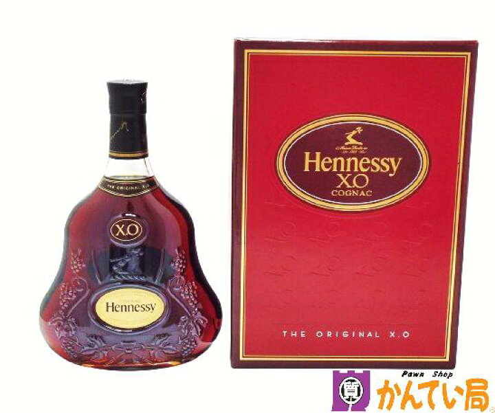 楽天市場】【未開栓】Hennessy ヘネシー XO 黒キャップ クリアボトル 