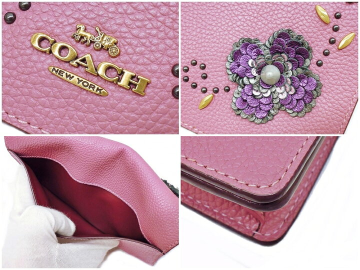 楽天市場】【良品】COACH コーチ 31837 ショルダーウォレット 2WAY 