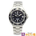 OMEGA　オメガ　368.1062　Seamaster　シーマスター200m　プレボンド　デイト　自動巻き　ブラック文字盤　SS　腕時計　メンズ　中古　B25-2454