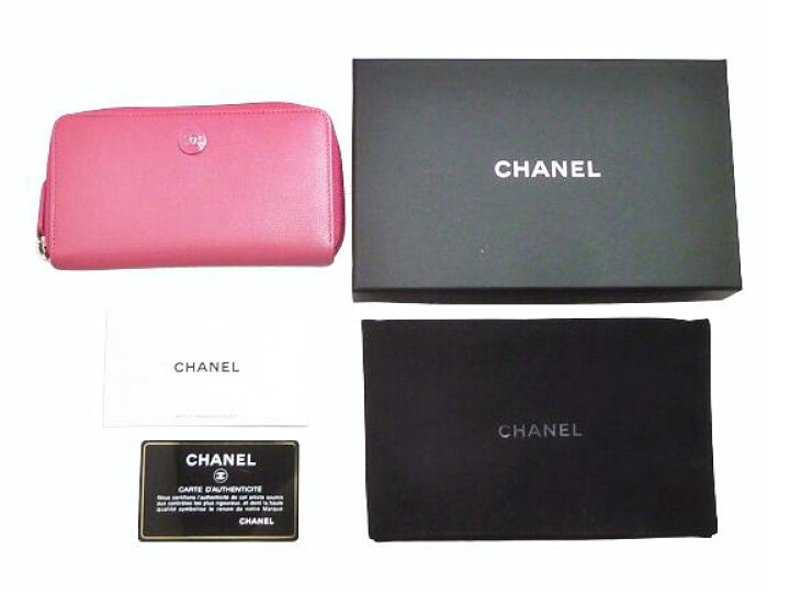 楽天市場】【ランクAB】CHANEL シャネル ラウンドファスナー長財布 