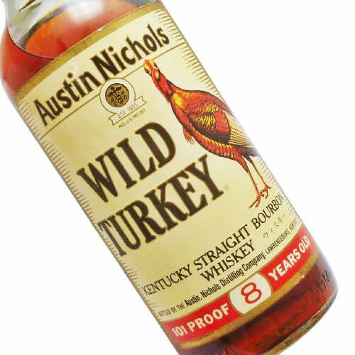 楽天市場】【未開栓】WILD TURKEY ワイルドターキー 8年 750ml 50.5 