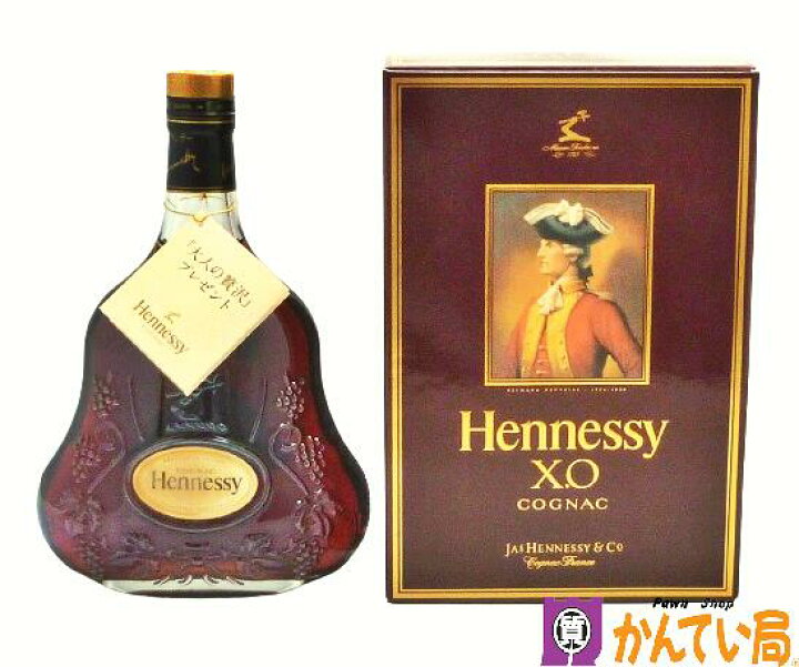 楽天市場】【未開栓】Hennessy ヘネシー XO 金キャップ クリアボトル 