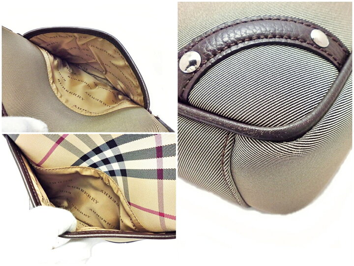 楽天市場】【ランクAB】BURBERRY バーバリー 縦型 ショルダーバッグ 