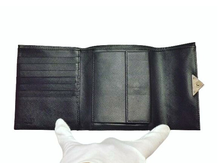 楽天市場】【ランクB】PRADA プラダ 1M0170 三つ折り財布 テスート  