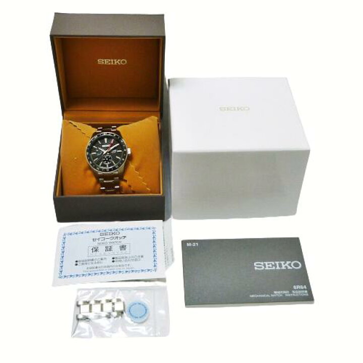 楽天市場】【良品】SEIKO セイコー SARF005 6R64-00C0 プレザージュ 