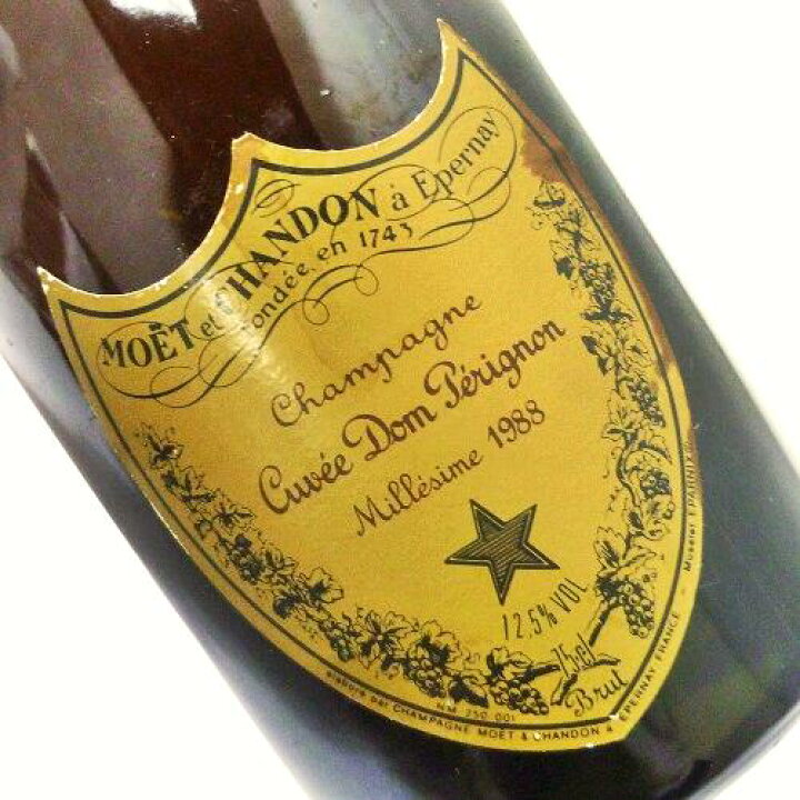 楽天市場】【未開栓】Dom Perignon ドンペリニヨン ミレジム 1988  