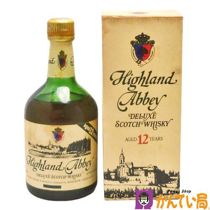 楽天市場】【未開栓】Highland Abbey ハイランド アビー 12年 760ml 43 