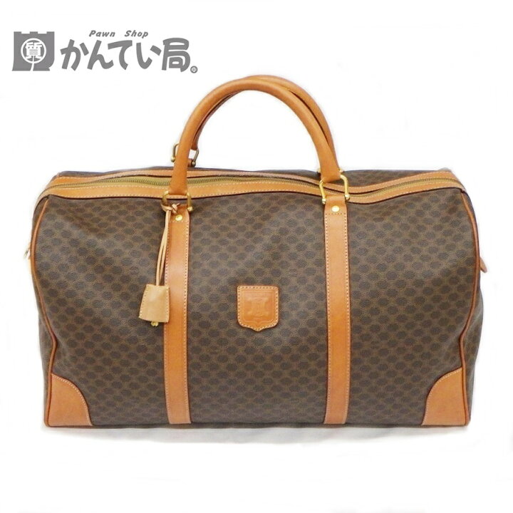 楽天市場】【USED-B】CELINE セリーヌ マカダム柄 ボストンバッグ  