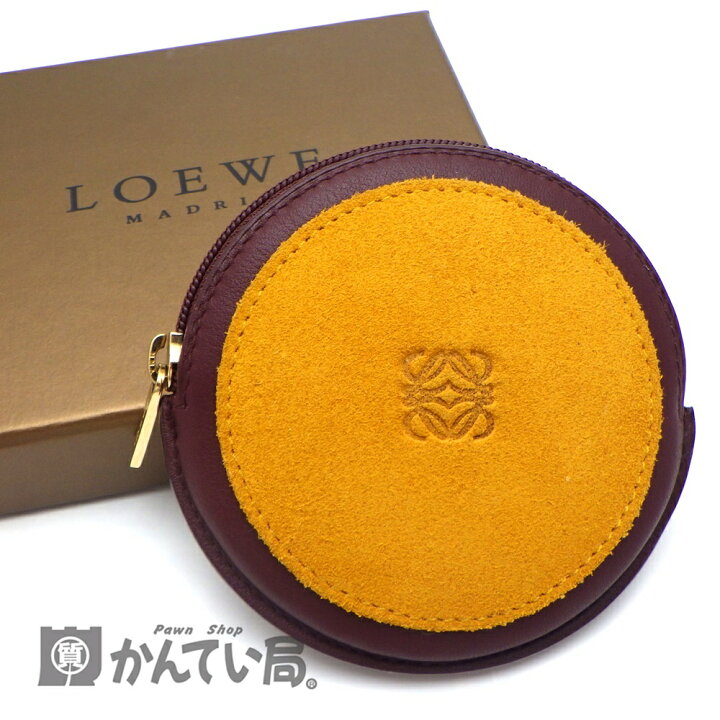 楽天市場】LOEWE ロエベ コインケース 丸 ラウンド アナグラム レザー 