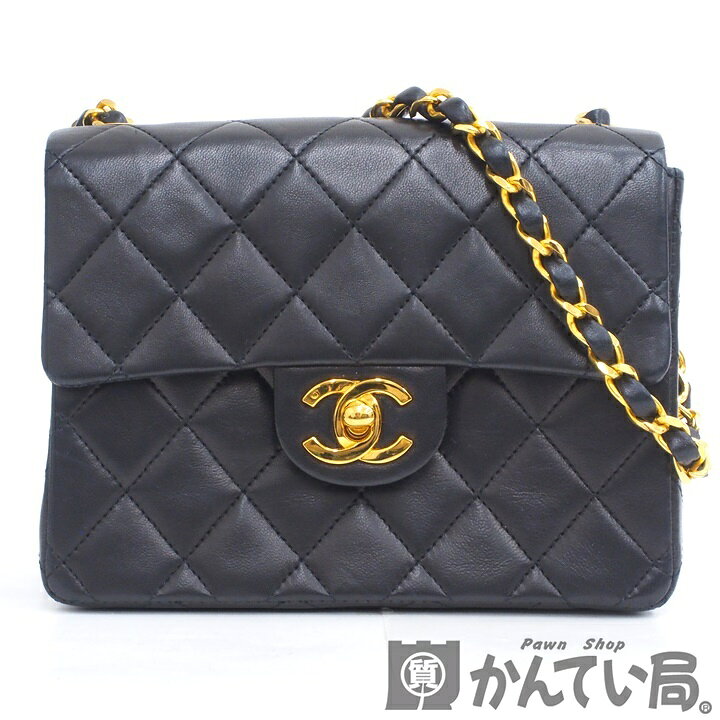 CHANEL シャネル ミニマトラッセ チェーンショルダーバッグ 黒（楽天 