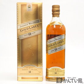 【未開栓】Johnnie Walker　ジョニーウォーカー　GOLD LABEL ゴールドラベル 18年　750ml　43％　箱付き　ブレンデッド スコッチ ウイスキー　久安店　A23-1638H