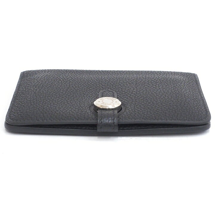 楽天市場】【USED-AB】HERMES エルメス ドゴン コンパクト ノワール 