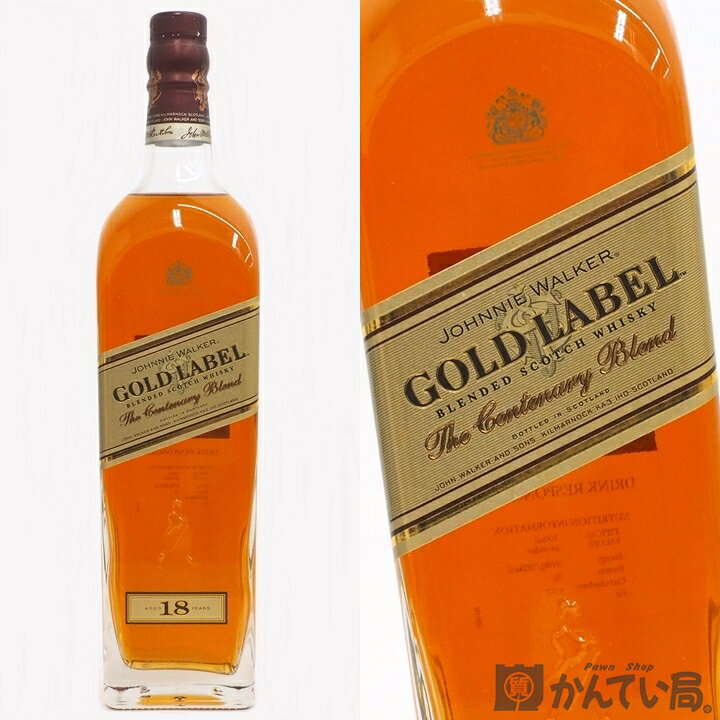楽天市場】【未開栓】Johnnie Walker ジョニーウォーカー GOLD LABEL 