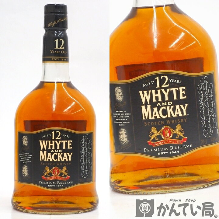 楽天市場】【未開栓】WHYTE AND MACKAY ホワイト&マッカイ 12年 