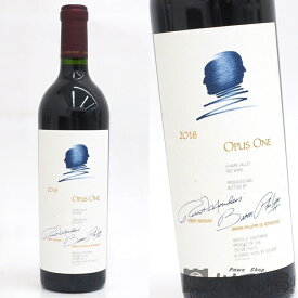 【未開栓】OPUS ONE　オーパスワン　2018　赤ワイン　750ml　14%　アメリカ　カリフォルニア　ナパ・ヴァレー　久安店　A24-317H