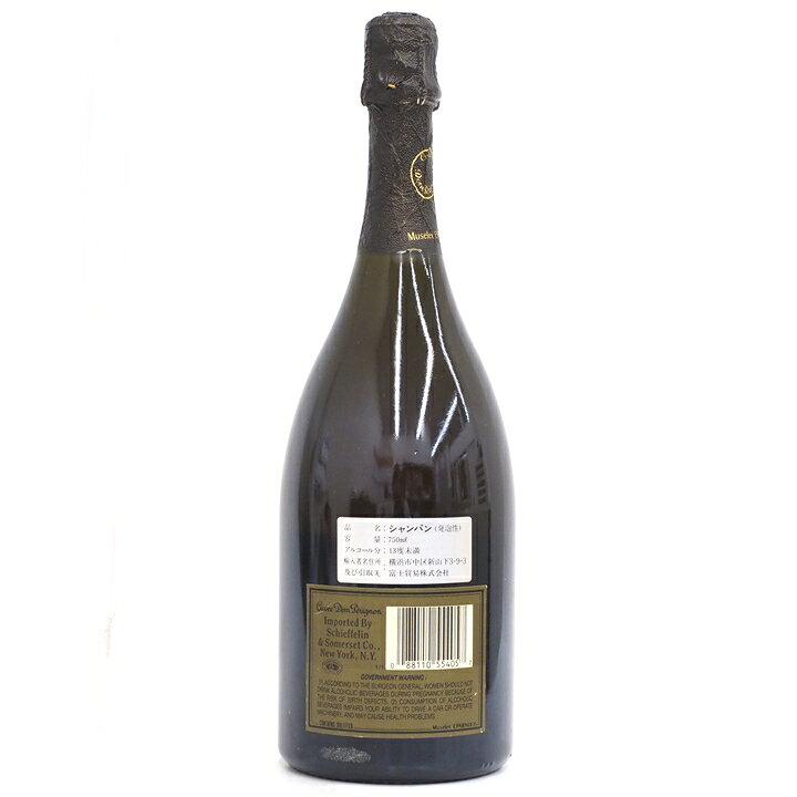 楽天市場】【未開栓】Dom Perignon ドンペリニヨン ヴィンテージ 1985  
