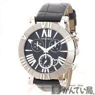 【USED-AB】Tiffany&Co. ティファニー　Z1301.32.11A10A71A　アトラス　クロノグラフ　ハート デイト　黒…