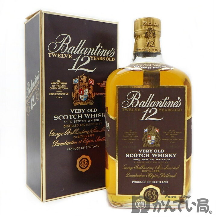 楽天市場】【未開栓】BALLANTINES バランタイン 12年 ベリーオールド 