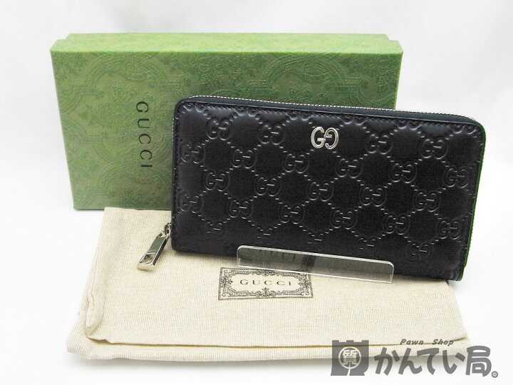 楽天市場】【USED-SA】GUCCI グッチ 473928 グッチシグネチャー レザー 