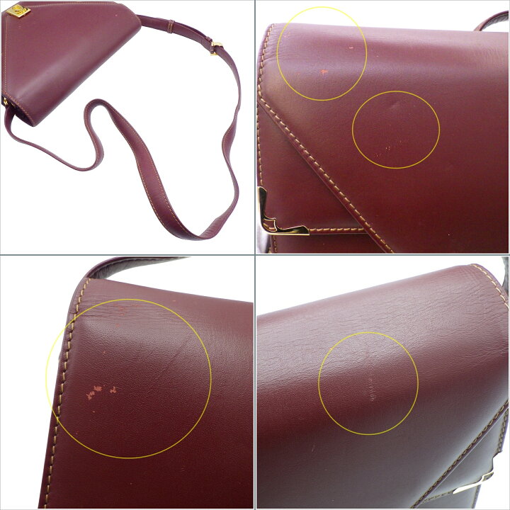 楽天市場】【Cartier】カルティエ ダブルフラップ ショルダーバッグ 