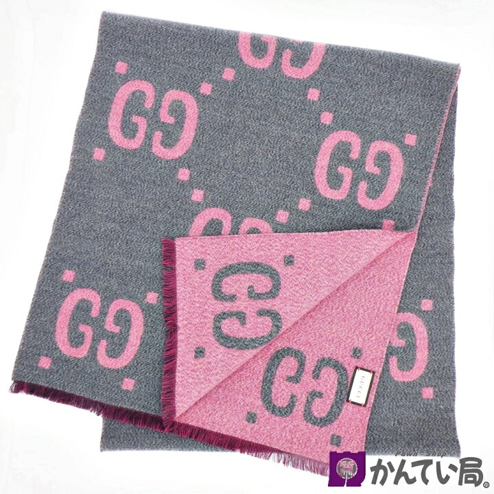楽天市場】【中古】GUCCI グッチ GGジャガード マフラー スカーフ 