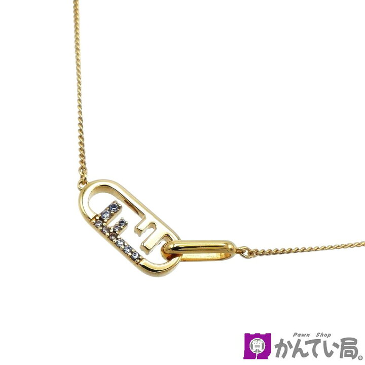 楽天市場】【中古】FENDI フェンディ オーロック ネックレス ゴールド  