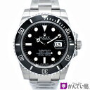 【ROLEX】ロレックス 116610LN サブマリーナー デイト V番 ルーレット刻印 ブラック文字盤 自動巻き 防水 メンズ 腕時計 2024年3月 OH・外装仕上げ済み 本体のみ