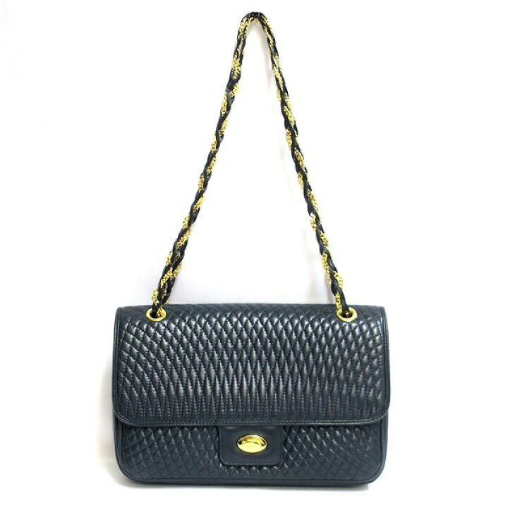 楽天市場】BALLY バリー キルティング レザー チェーンショルダー 