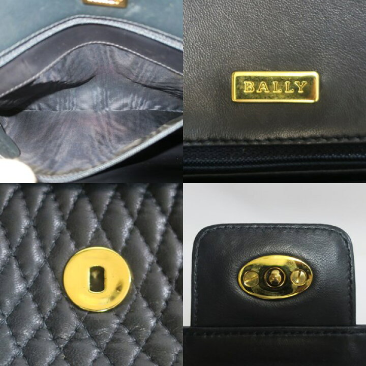 楽天市場】BALLY バリー キルティング レザー チェーンショルダー 