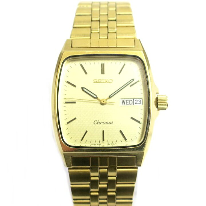 楽天市場】SEIKO セイコー 5H23-5110 クロノス クォーツ 腕時計 