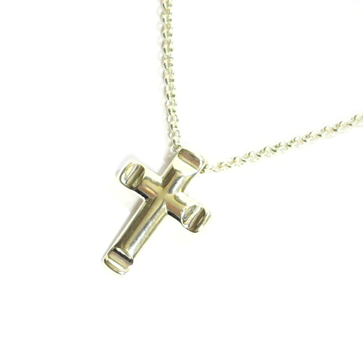 中古】TIFFANY & Co. ティファニー クロスネックレス SV925【質屋  