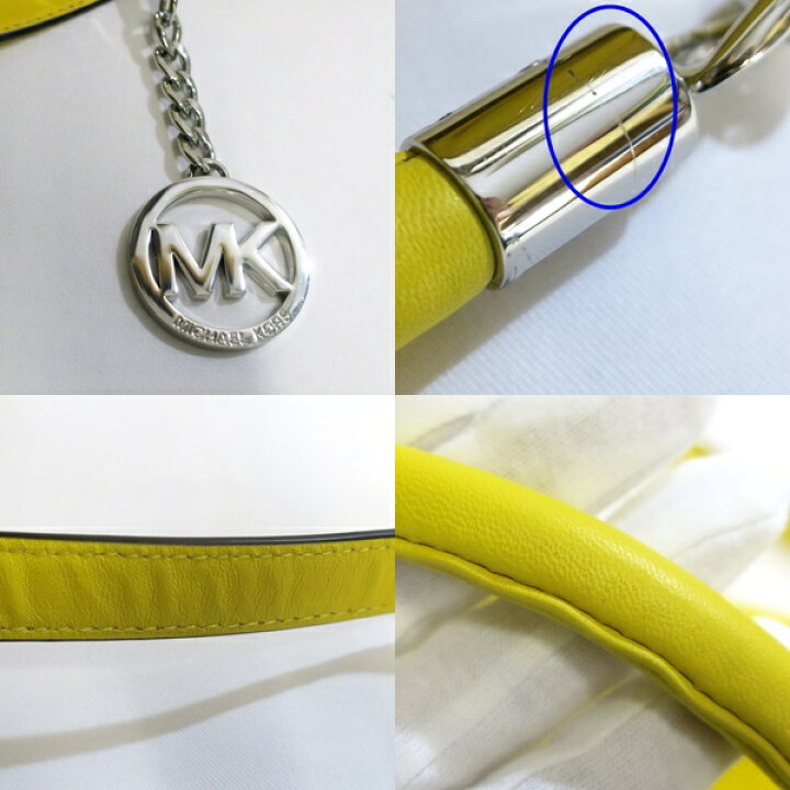 楽天市場】MICHAEL KORS マイケルコース イエロー レザー 2WAY 