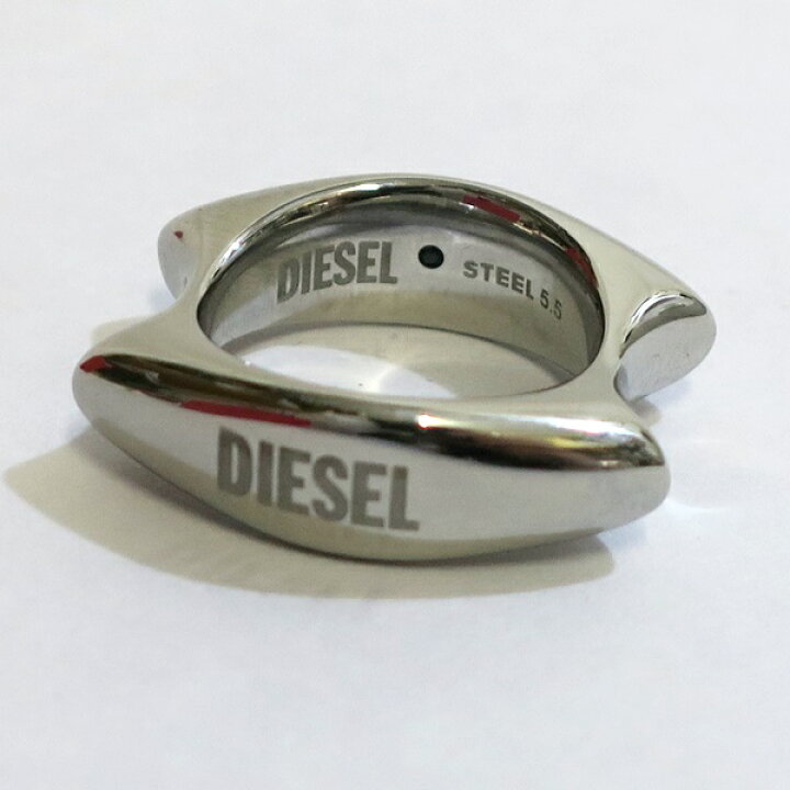 楽天市場】DIESEL ディーゼル ステンレススチール バンド リング 指輪 