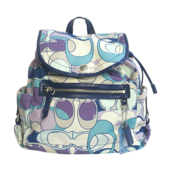 Coach F19279 Nylon Kyra Scarf Backpack. Coach F19279 Nylon Kyra Scarf Backpack | Mercari main image 4