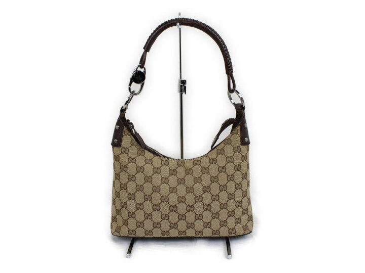 楽天市場】GUCCI グッチGGキャンパスショルダー 115002ブラウン 