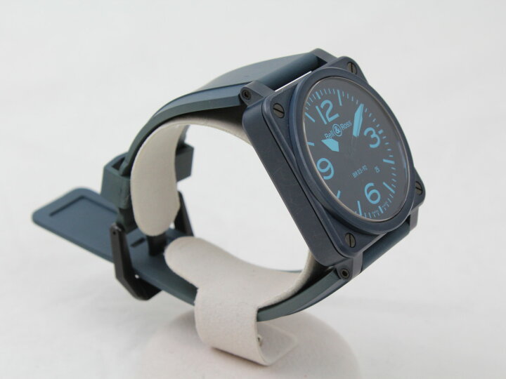 楽天市場】BELL＆ROSS ブルーセラミック BR03-92 BLUE C-R 自動巻き 