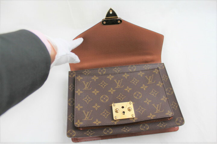 楽天市場】【廃盤】LOUIS VUITTON ルイヴィトン モンソー ハンドバッグ  