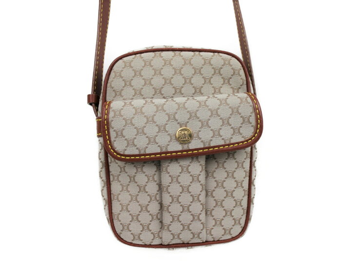 楽天市場】【訳アリ品】CELINE セリーヌ マカダム柄 ミニショルダー  